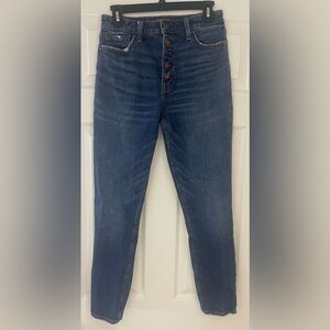 Abercrombie & Fitch High Rise Slim Denim Jeans